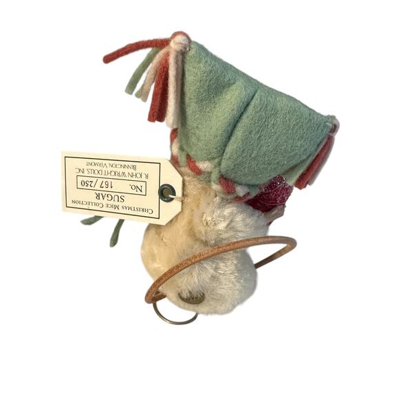 R John Wright #167 of 250 Mice Christmas Mouse - Sugar Complete Box & Cert - Picture 2 of 6